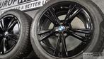 17 inch BMW X1 Winterbanden Styling 385 F48 X2 F39 Zwart, Auto-onderdelen, Banden en Velgen, Gebruikt, -, -, Banden en Velgen