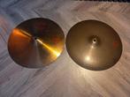 Zeldzame 15 inch hihats Meinl 100 spezial (1971 - 1972), Ophalen of Verzenden, Gebruikt, Drums of Percussie