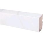 Baseline hoge plint Budget Cubic - Wit - 240cm - 12x100mm, Ophalen, Nieuw, Mdf, 200 tot 250 cm
