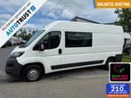 Peugeot Boxer Bestel 335 2.0 BlueHDI L3H2 Pro 7 PERS. Dubb.C, Stof, Gebruikt, Euro 6, 4 cilinders