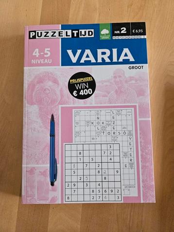 Puzzeltijd Varia groot niveau 4-5 beschikbaar voor biedingen