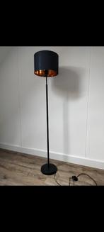Qazqa vloerlamp zwart met goud. 150cm, Ophalen, Zo goed als nieuw, 150 tot 200 cm