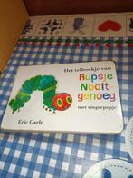 Rupsje Nooitgenoeg boek met vingerpopje erin, Ophalen of Verzenden, Gelezen