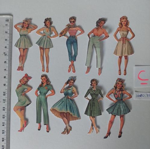 Stickers Ladies C, Hobby en Vrije tijd, Scrapbooking, Nieuw, Versiering of Embellishment, Overige merken, Ophalen