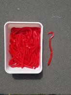 1000 rooie twisters 15cm zeebaars roofvis softbaits, Ophalen of Verzenden, Nieuw, Overige typen