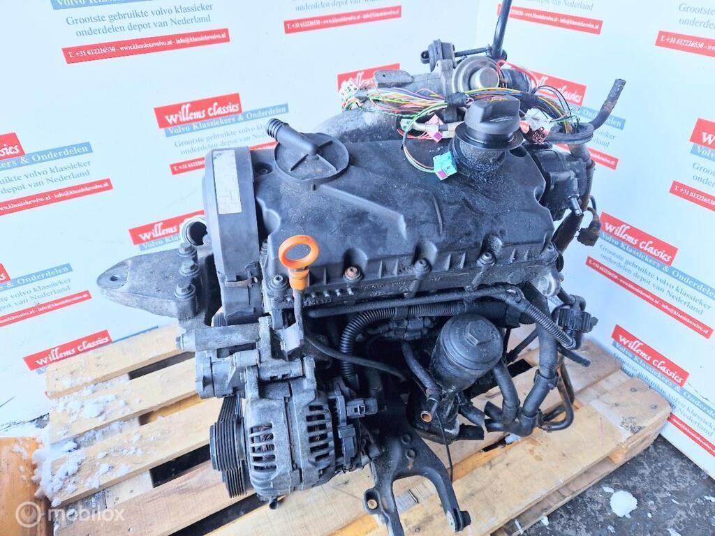 Motorblok VW Transporter T5 1.9 TDI AXC ('03-'09), Gebruikt, Volkswagen, Ophalen of Verzenden, Volkswagen