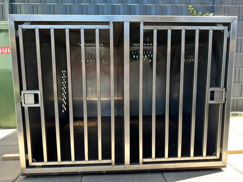 2 vaks stevige autokennel, Dieren en Toebehoren, Hondenhokken, Gebruikt, Hondenkennel, 100 cm of meer, 75 tot 110 cm, Ophalen