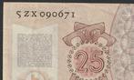 25 Gulden Huygens 1955 Type: PL68.d1 (ZX Invulserie), Postzegels en Munten, Bankbiljetten | Nederland, Los biljet, Ophalen, 10 gulden