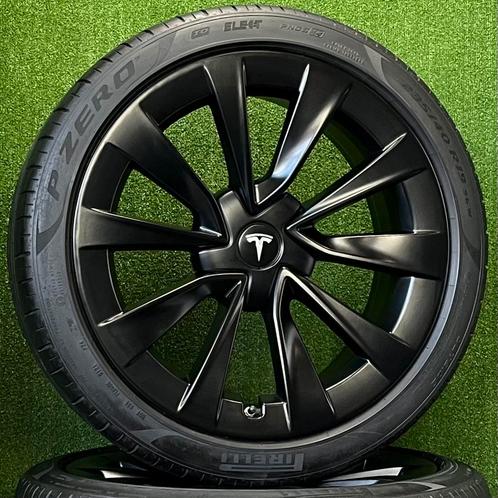 Originele 19 inch Tesla Model 3 Sport velgen met banden, Auto-onderdelen, Banden en Velgen, Banden en Velgen, Zomerbanden, 19 inch