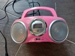 Roze draagbare radio Sonic met dvd en usb, Ophalen of Verzenden, Zo goed als nieuw, Radio