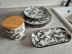 Jungle servies - onbeschadigd!, Huis en Inrichting, Ophalen of Verzenden, Overige stijlen, Bord(en)
