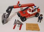 Playmobil brandweer heftruck, Kinderen en Baby's, Speelgoed | Playmobil, Ophalen of Verzenden, Zo goed als nieuw, Los playmobil