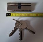 Cilinderslot 80 mm incl. 3 sleutels, Ophalen of Verzenden, Nieuw, Overige materialen, Slot