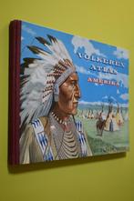 Plaatjesalbum Volkeren Atlas Amerika COMPLEET- 1956-, Ophalen of Verzenden, Gelezen, J.V. Jansen, Plaatjesalbum