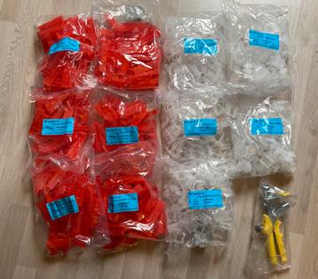 Tegellevelling systeem – 500 clips & 300 keggen - incl. tang beschikbaar voor biedingen