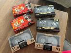 6 stuks Maxell XLII cassettebandjes in folie, Cd's en Dvd's, Cassettebandjes, 2 t/m 25 bandjes, Overige genres, Ophalen of Verzenden