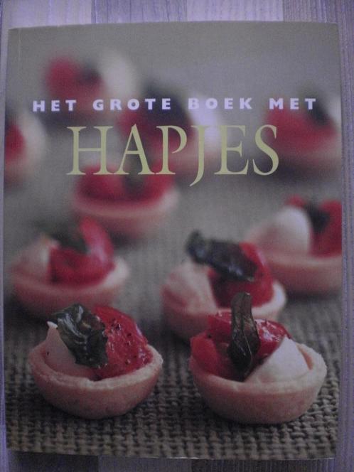 Het grote boek met Hapjes (304 blz.), Boeken, Kookboeken, Zo goed als nieuw, Tapas, Hapjes en Dim Sum, Europa, Ophalen of Verzenden