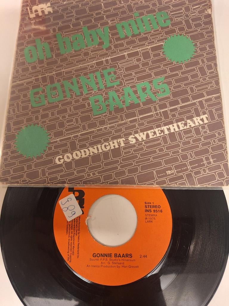 Gonnie Baars - Oh baby mine, 1975., Cd's en Dvd's, Verzenden, Overige formaten