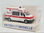 Ford Transit ambulance - Rietze 1/87, Hobby en Vrije tijd, Modelauto's | 1:87, Zo goed als nieuw, Auto, Rietze, Verzenden