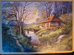 Falcon puzzel Cottage in the woods 1000 stukjes, Ophalen of Verzenden, 500 t/m 1500 stukjes, Gebruikt, Legpuzzel