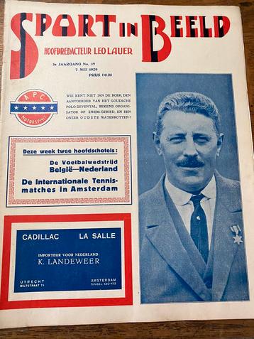 Sport in beeld tijdschrift  nr19. 7 mei 1929 als nieuw!