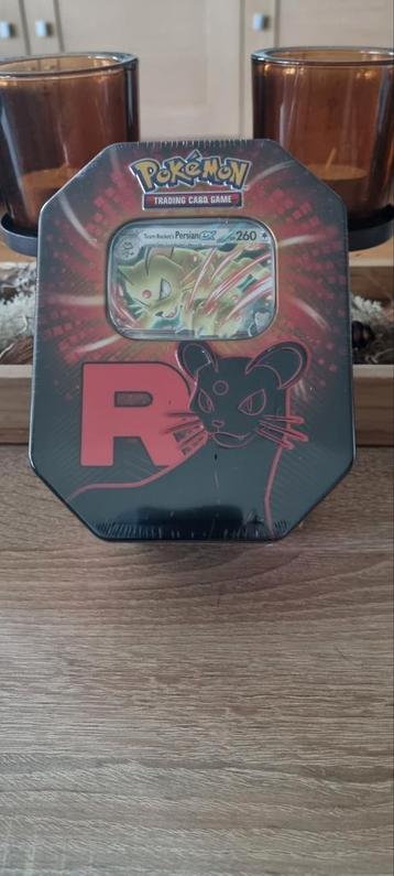 Pokemon Team Rocket Persian Ex Tin beschikbaar voor biedingen