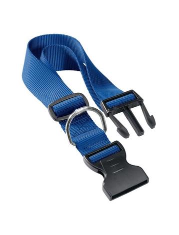 FERPLAST Club Halsband Nylon M Nek 36 - 56 cm Blue KOOPJE!!! beschikbaar voor biedingen