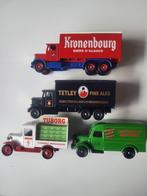 RECLAME BIER TRUCKS -147 R - 4 STUKS - 3 LANDEN., Ophalen, Nieuw, Reclamebord, Plaat of Schild, Overige merken