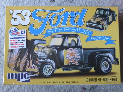 Bouwdoos 1953 Ford Stepside pickup Flipnose MPC, Hobby en Vrije tijd, Modelbouw | Auto's en Voertuigen, Nieuw, Auto, Groter dan 1:32