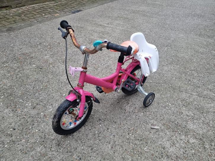 Leuke kinderfiets - opknapper!, Fietsen en Brommers, Fietsen | Meisjes, Gebruikt, 14 inch of minder, Handrem, Ophalen