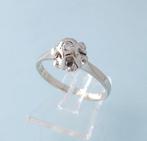 18 karaat Wit Gouden Solitair Ring met grote 0.05crt Diamant, Jw, Verzenden, Wit, Nieuw
