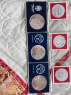 Zilveren 50 gulden munten 3 stuks, Postzegels en Munten, Munten | Nederland, Ophalen of Verzenden, 50 gulden