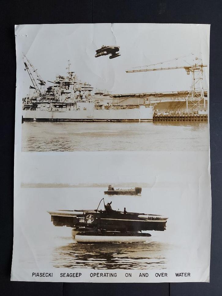 Foto van een Piasecki Seageep (F823), Verzamelen, Luchtvaart en Vliegtuigspotten, Gebruikt, Kaart, Foto of Prent, Ophalen of Verzenden