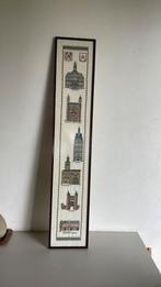 Maastricht als geborduurd schellekoord 110x20cm, Antiek en Kunst, Ophalen of Verzenden