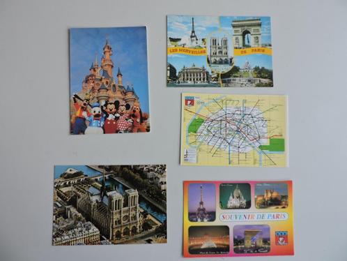 5 ansichten Parijs -Paris Jaren 1972-1975       serie 3---4, Verzamelen, Ansichtkaarten | Buitenland, Ongelopen, Frankrijk, 1960 tot 1980