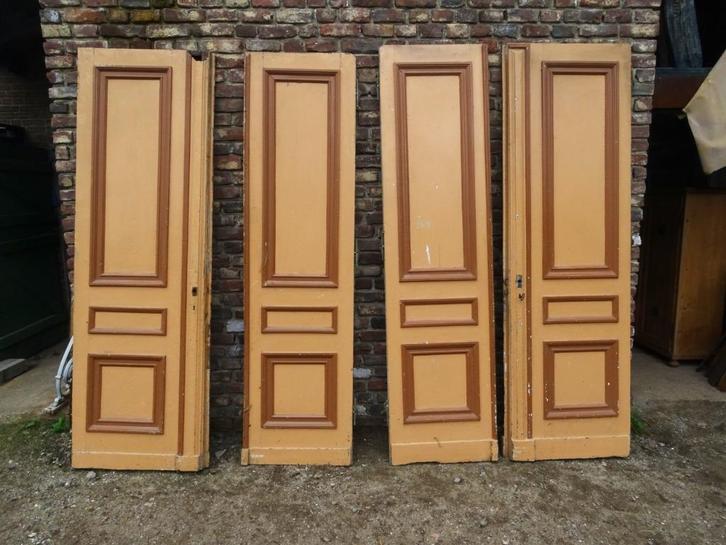 2 maal set dubbele deuren uit herenhuis in frankrijk deur, Antiek en Kunst, Curiosa en Brocante, Ophalen