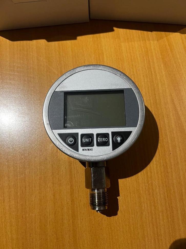 Digitale manometer(s) lage druk 0-250 MBAR, Doe-het-zelf en Verbouw, Meetapparatuur, Zo goed als nieuw, Druk, Ophalen