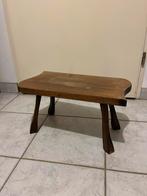 Vintage houten krukje/plantentafeltje, Huis en Inrichting, Krukjes, Ophalen, Gebruikt, Hout
