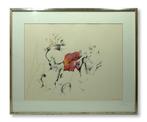 Pierre van Soest (1930-2001) - Compositie met rood, Antiek en Kunst, Ophalen of Verzenden