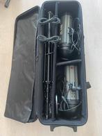 3x Falcon Eyes Studioflitser TF-600L + RC-2L, Ophalen, Gebruikt, Complete fotostudio