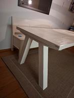 Eettafel 190x90 + evt. bank, Huis en Inrichting, Tafels | Eettafels, Ophalen, Gebruikt, 50 tot 100 cm, Landelijk