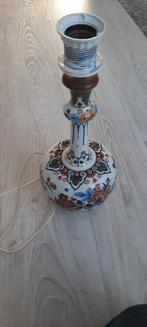 Polychroom Delftsblauw lampvoet van de Porceleyne Fles, Ophalen, Zo goed als nieuw, Minder dan 50 cm
