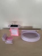 Leuk Barbie badkamer setje, Ophalen, Zo goed als nieuw, Barbie