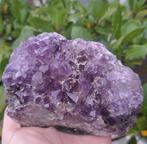 Donkere Amethist cluster edelsteen verzameling mineralen, Ophalen of Verzenden