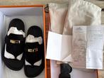 Hermes slippers maat 38 zwart, Zwart, Zo goed als nieuw, Hermes, Ophalen