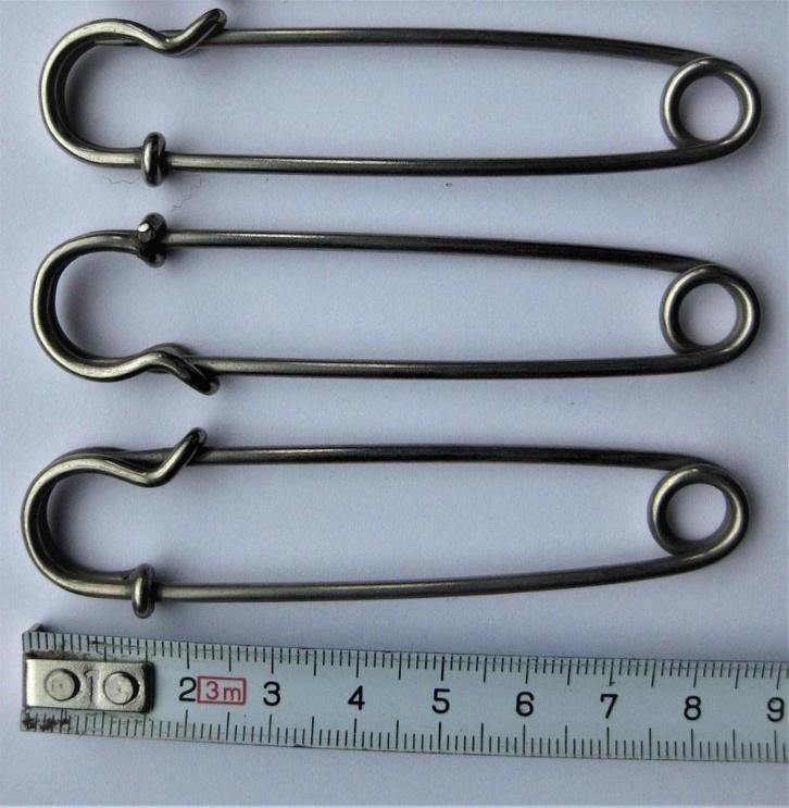 Vintage Kilt Pin/Deken/ Rok Pin/Tartan Sluiting  p/st €2,50, Sieraden, Tassen en Uiterlijk, Broches, Nieuw, Overige materialen