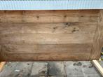 Teakhouten Tafelblad/Poten, Huis en Inrichting, Tafels | Eettafels, Ophalen, Gebruikt, Teakhout, 50 tot 100 cm