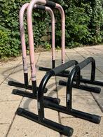 Calisthenics parallettes opdruksteunen Dip bars (set/los), Ophalen of Verzenden, Zo goed als nieuw