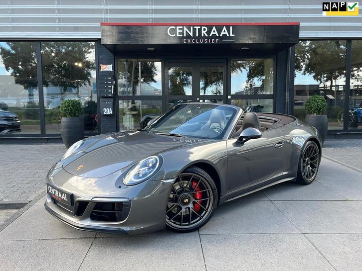 Porsche 911 Cabrio 3.0 Carrera GTS|NL-Auto|Sportchrono|Carbo, Auto's, Porsche, Bedrijf, Te koop, ABS, Achteruitrijcamera, Airbags