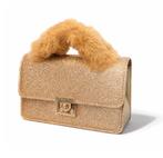 Partij tassen gouden glitter Mihella schoudertasjes, NHP International, Overige kleuren, Sales@nhp-international.com, Ophalen of Verzenden